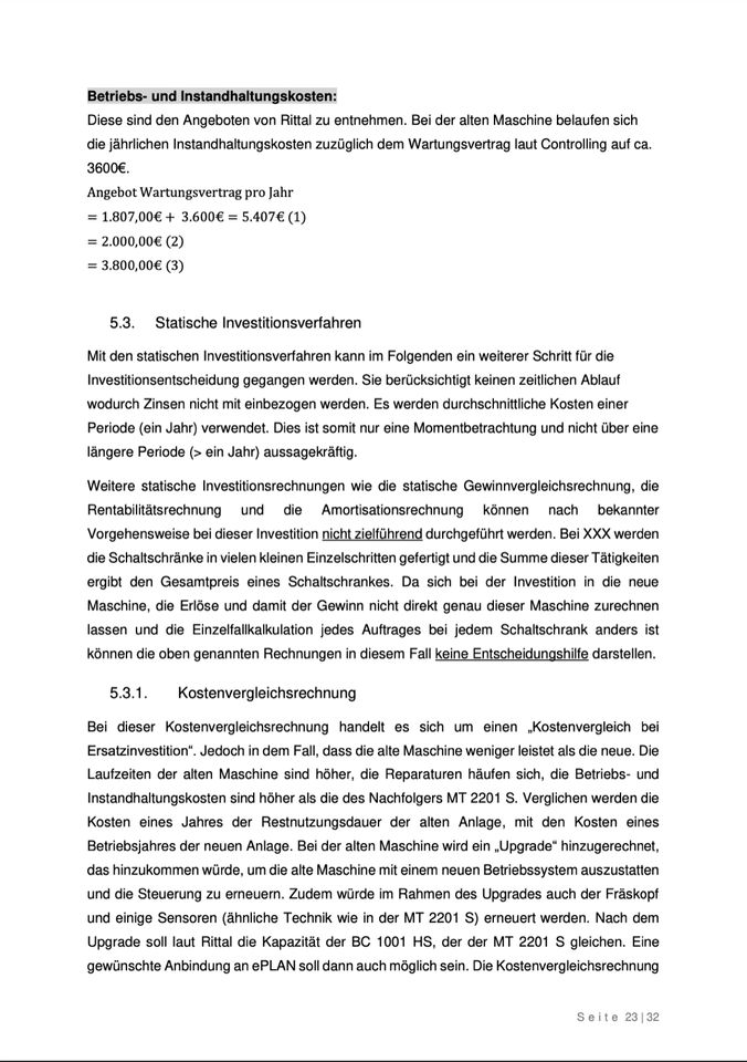 technischer Betriebswirt IHK Projektarbeit 95 Punkte! + Handout in Gronau (Westfalen)