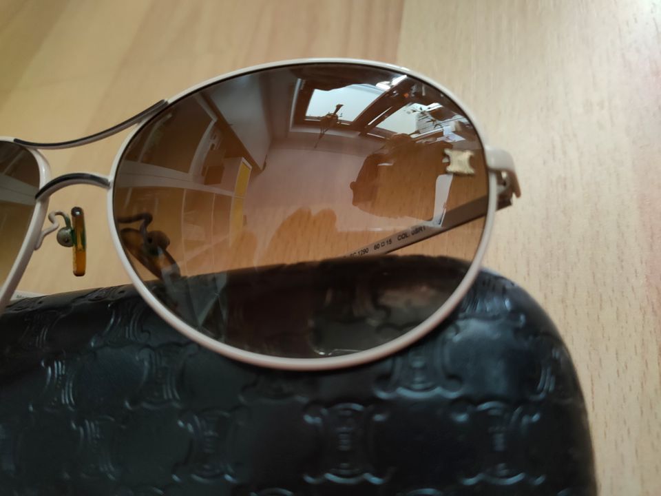 CÉLINE elegante Sonnenbrille 100% Original Vintage Piece Beige in Plochingen