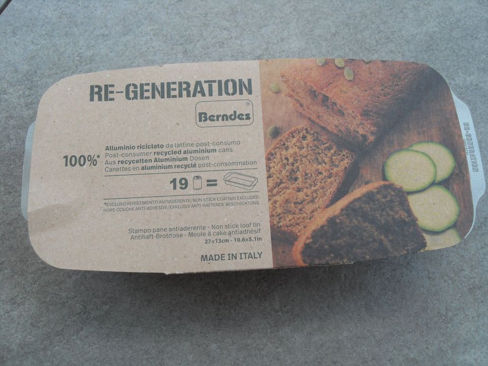 Berndes RE-GENERATION Brotbackform ,rechteckig, 27x13cm in Essen