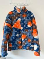 Louis Vuitton Jacquard Tarnfarbe Fleece Blouson Blau/Orange/Weiß Frankfurt am Main - Ginnheim Vorschau