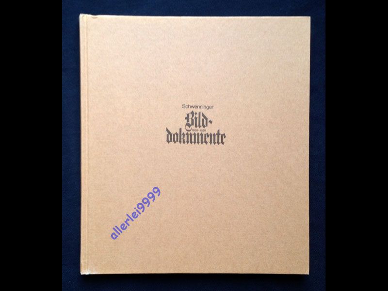 BUCH: SCHWENNINGER BILDDOKUMENTE - 1850 - 1930 - SELTEN! in Villingen-Schwenningen