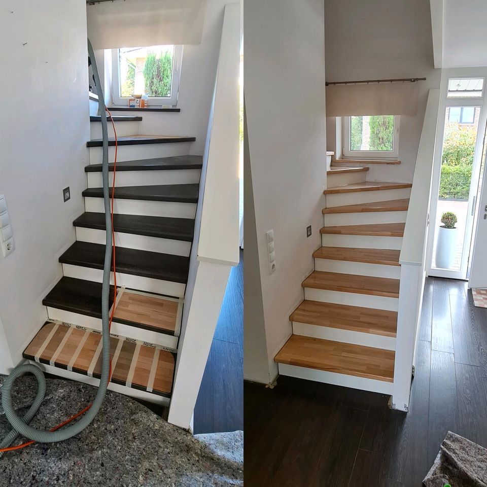 Treppe Schleifen , Treppe Renovierung in Osnabrück