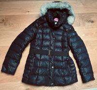 Winterjacke Daunen Damen schwarz Esprit Gr. 38 M Kunstpelz Gürtel Saarland - Homburg Vorschau