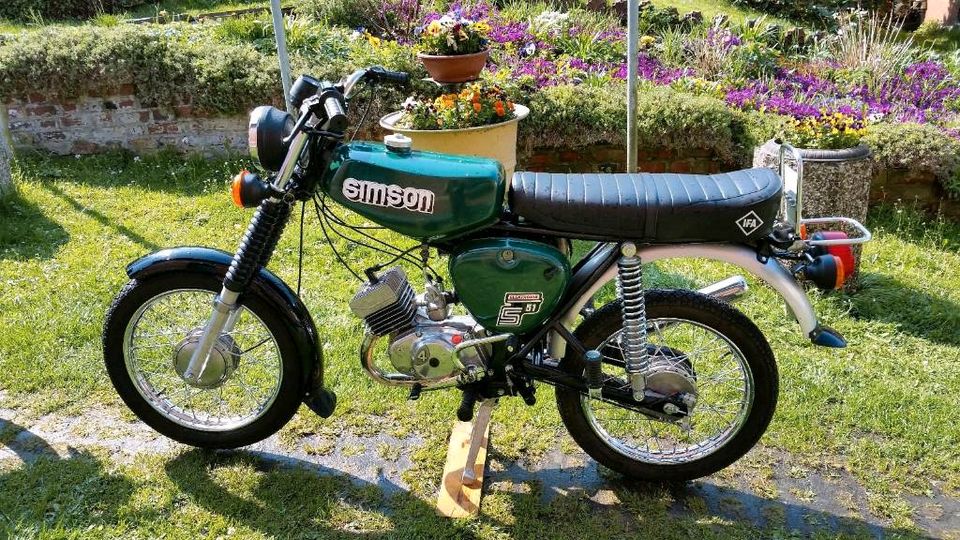 Simson S51 in Auerbach (Vogtland)