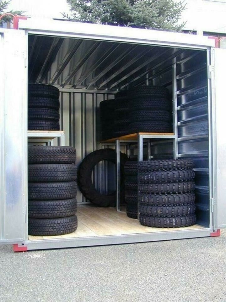 6x2m Schnellbaucontainer 2 flgl. Tür mit Holzboden Lagercontainer in Laatzen