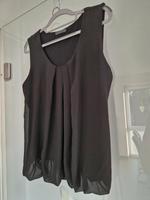 Fashion Live Top schwarz mit Gummibund im Saum Gr. L Nordrhein-Westfalen - Saerbeck Vorschau