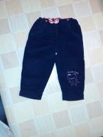 Cordhose dunkelblau gefüttert Gr. 86, Hose Mädchen Nordrhein-Westfalen - Borgentreich Vorschau