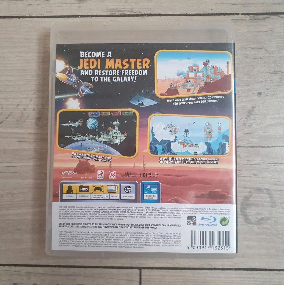 Sony PS3 Spiel Angry Birds Star Wars inkl. OVP in Wittenborn