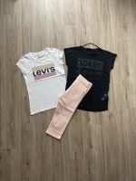 Set/ Paket Caprijeans + 2x T-Shirt Gr. 146/152 Niedersachsen - Vechelde Vorschau