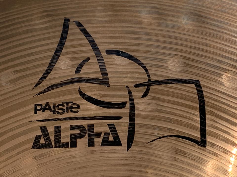 RESERVIERT! Schlagzeug / Drums: Paiste Alpha Full Ride in Riedstadt