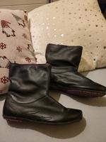Lacoste - coole Stiefeletten Boots schwarz lila Gr. 39 echt Leder Sachsen - Aue Vorschau