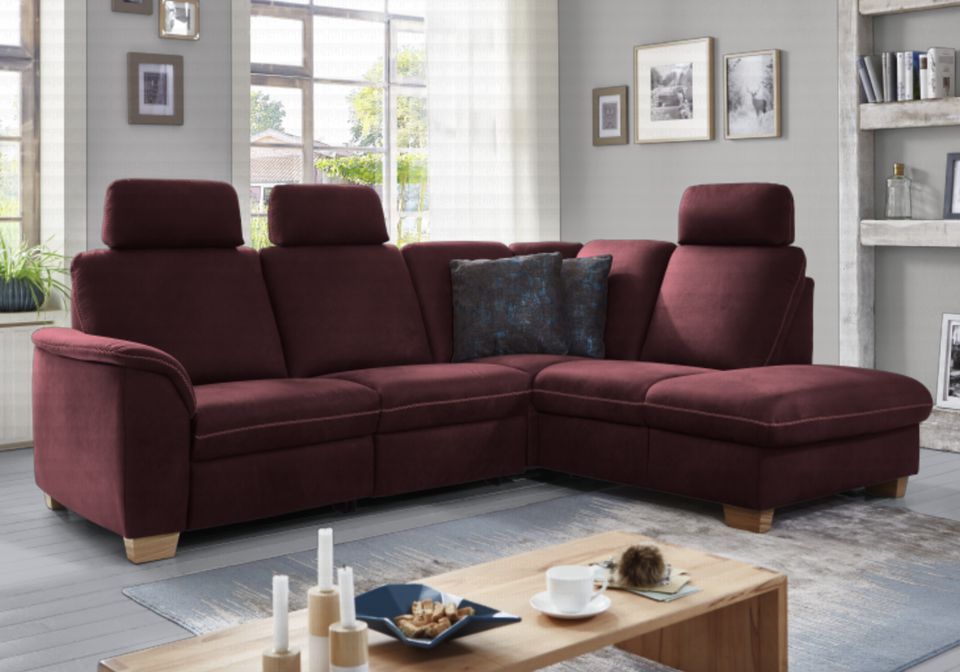 0% FINANZIERUNG - INDIVIDUELL PLANBARE Eckcouch Wohnlandschaft Funktions - Couch FEDERKERN Sofa Canape Sessel in Pampow