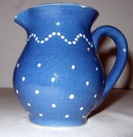 Krug, blau-weiß, (Töpferware), 200 ml, unbenutzt Hessen - Münster Vorschau