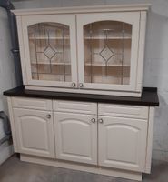 Küchenzeile Landhausstil weiß-creme Oberschrank und Unterschrank Nordrhein-Westfalen - Kleve Vorschau