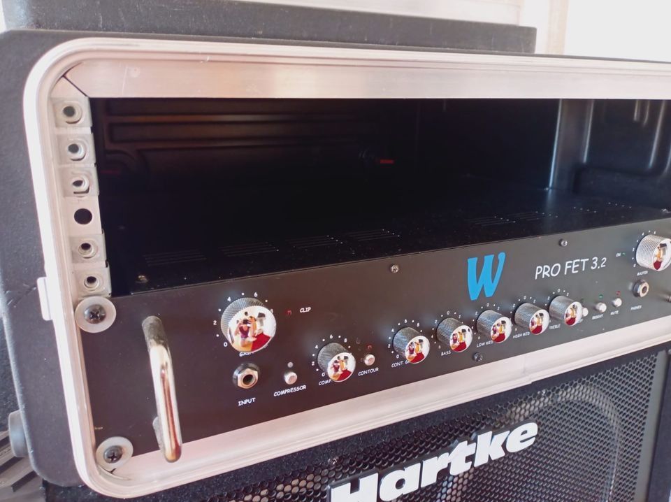 Hartke Bassbox 400 Watt + Warwick PROFET (oder Einzelverkauf) in Dautphetal