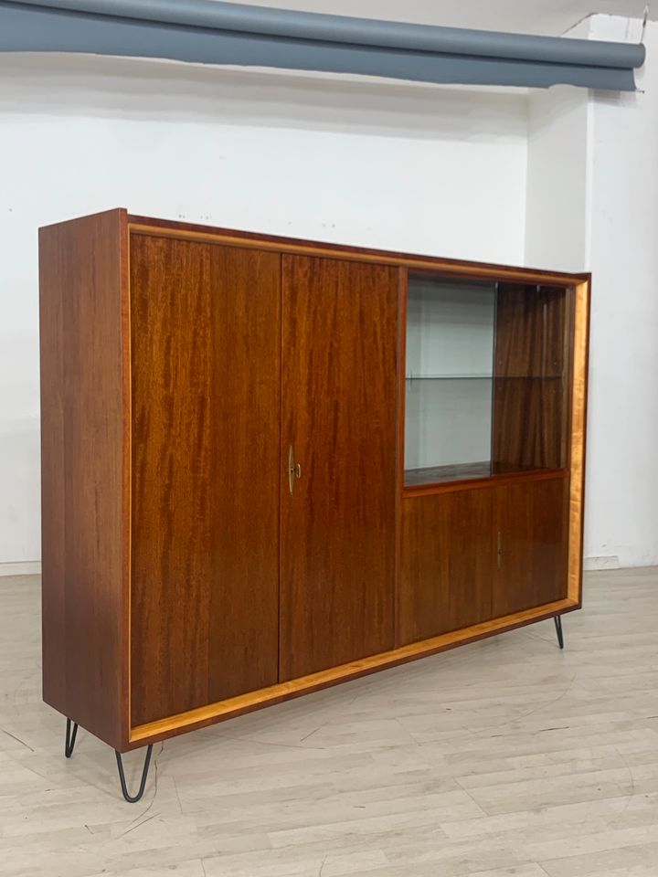 MID CENTURY HIGHBOARD SCHRANK WOHNZIMMERSCHRANK VINTAGE in Berlin