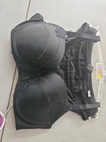 Neu, sexy Set, Glitzerstreifen, Push-up,  75C, Slip 38 München - Berg-am-Laim Vorschau