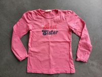 Langarmshirt 'Best Sister' pink Gr. 134/140 Bayern - Wasserlosen Vorschau