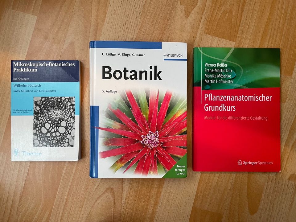 Bücher Biologie-Studium Botanik in Bad Frankenhausen/Kyffhäuser