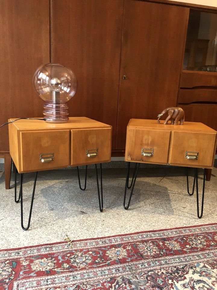 Mid Century Apothekerschrank Kommode 1960 Nachtkommode in Schorndorf