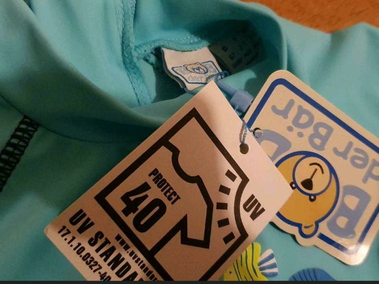 Baby Uv Bade Overall von Bob der Bär gr.62 Neu+Ettiket in Würselen