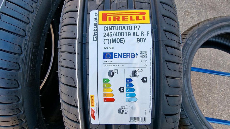 Sommerreifen Pirelli Cinturato P7 * 275/35R19 100Y 245/40R19 98Y in Burgau