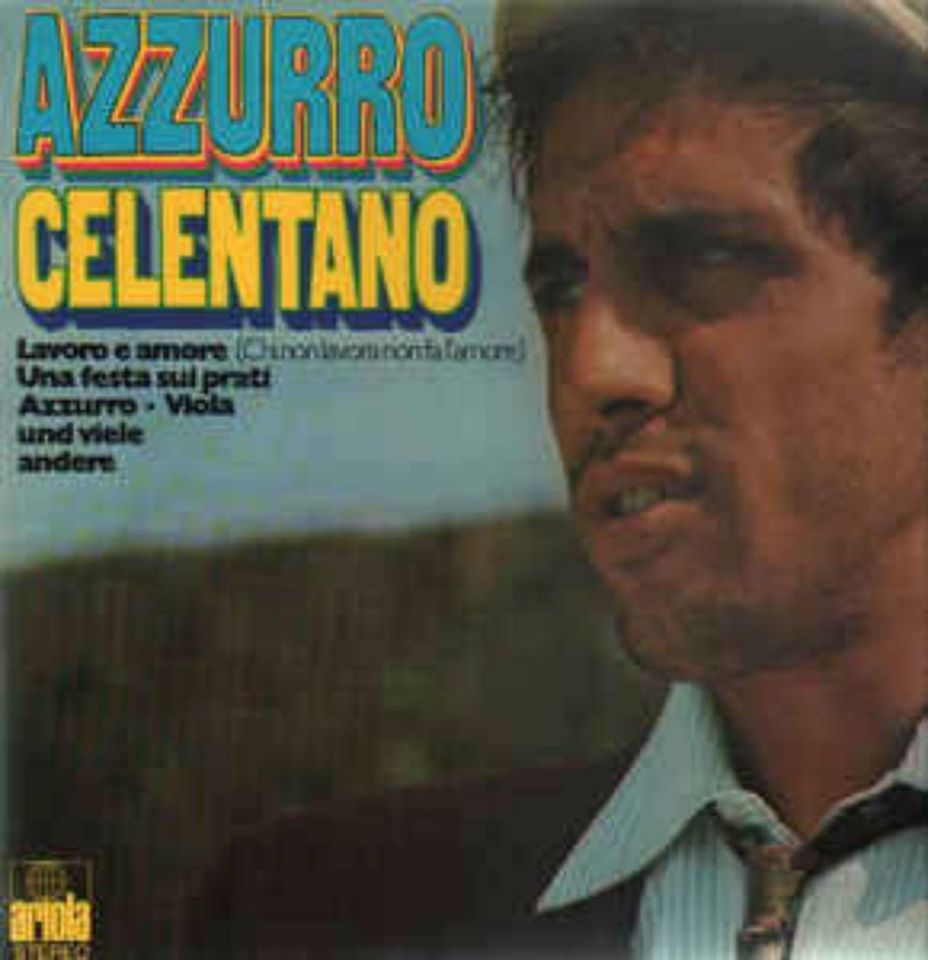 Adriano Celentano ‎– Azzurro LP in Recklinghausen