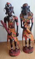 Afrikanische Kunst **Figuren** Holz Krieger ~ Mann & Frau ~ 60cm Bayern - Windsbach Vorschau