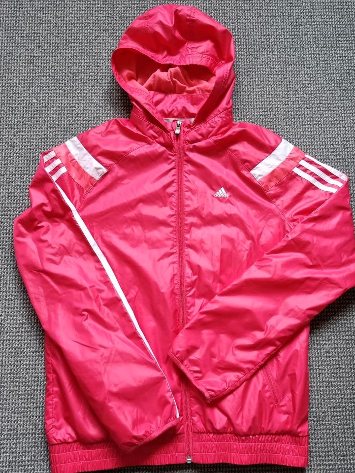 Adidas Jacke, Windbreaker, Laufjacke, Gr.164 in Bargeshagen