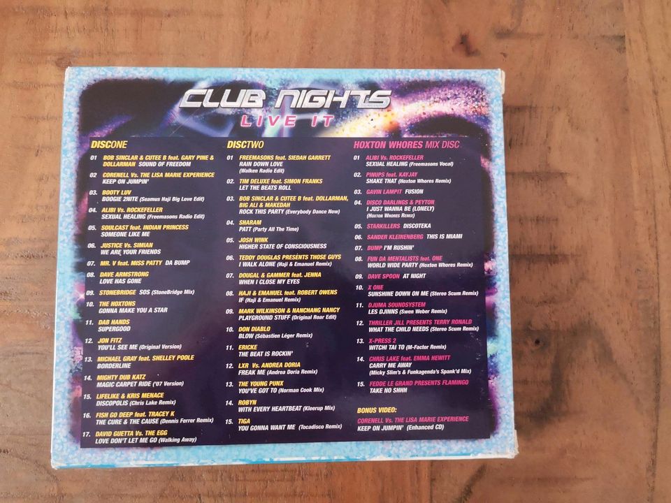 CD Sampler "Club Nights live it" 3 CDs in Aachen
