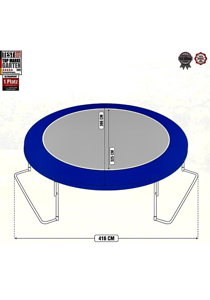 Ultrasport Trampolin ø 366 cm -> gebraucht in Ostbevern