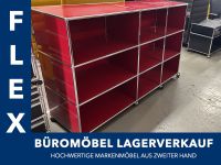 1x USM Haller Highboard rot 50cm tief (9 offene Fächer, NP 3035€) Baden-Württemberg - Karlsruhe Vorschau