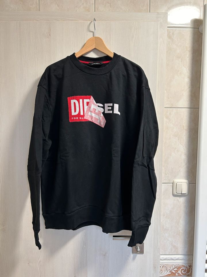 Diesel Pullover/Pulli /Sweater Gr. L, schwarz in Neumünster