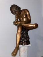 Bronzeskulptur Dornauszieher 70 cm 43 kg Spinario Bronze Skulptur Nordrhein-Westfalen - Unna Vorschau