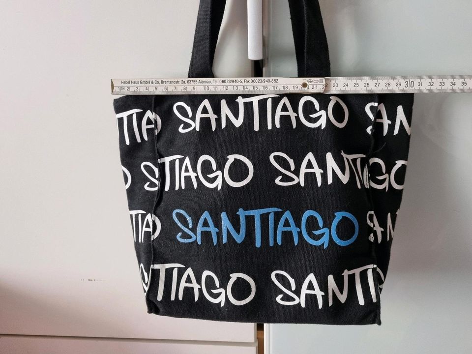 Tasche Santiago Souvenir vom Jakobsweg Canvas Stoff in Nürnberg (Mittelfr)