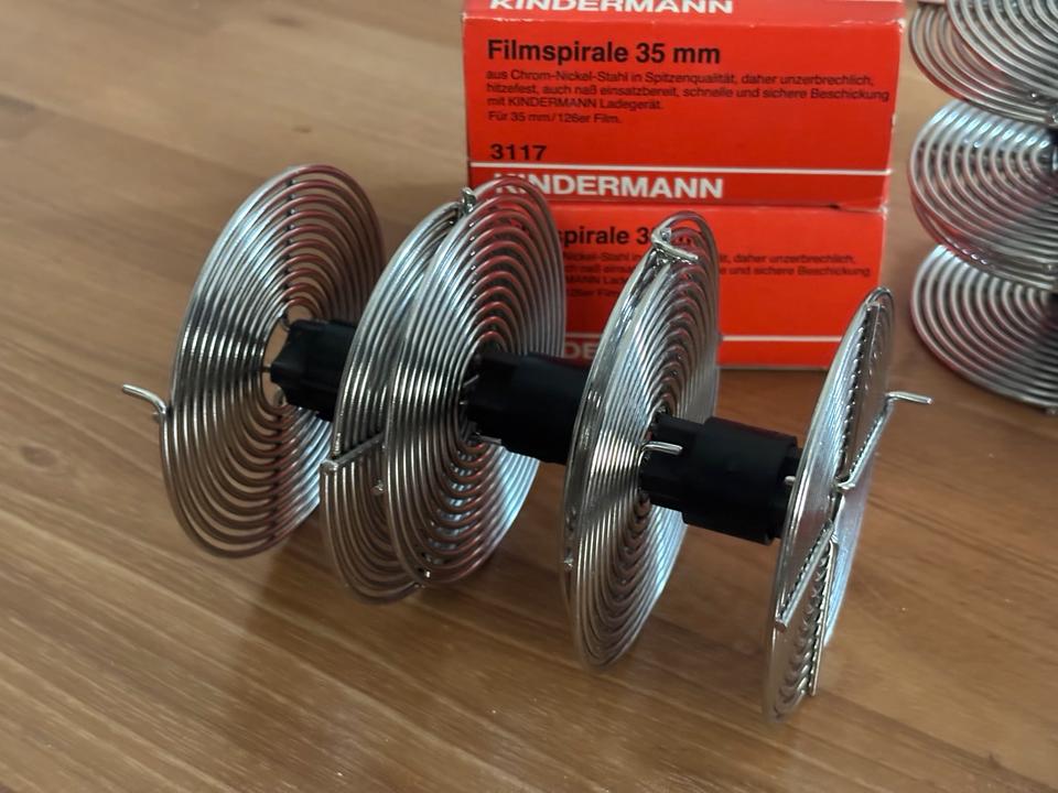 Kindermann filmspiralen 35 mm kleinbild teilweise neu und ovp in Würzburg