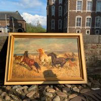 Gemälde um 1930 Rudolf Schach galoppierende Pferde signiert Öl Nordrhein-Westfalen - Datteln Vorschau
