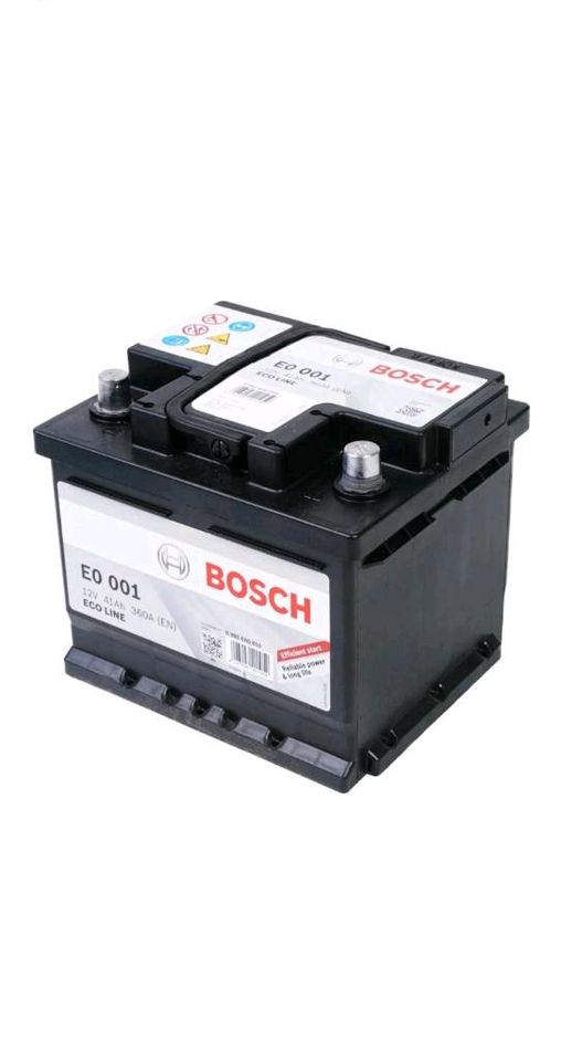 Autobatterie Batterie Bosch 12V 41Ah 360A in Brunnthal