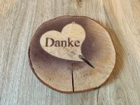 Holzschild Danke / Holz Bergedorf - Kirchwerder Vorschau