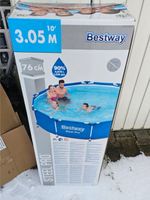 Bestway Steel Pro Swimming-Pool 305x76 cm + Pumpe / Filter Berlin - Neukölln Vorschau