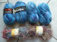 Strickwolle lanas ARDILLA ESPANA 4x50g blau bunt Bayern - Greding Vorschau