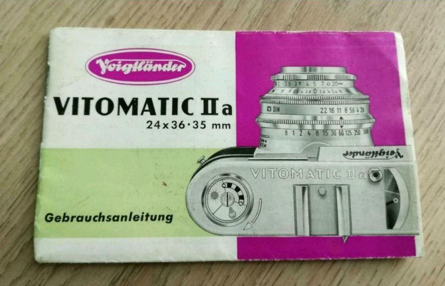 Fotoapparat Voightländer Vitomatic II mit viel Zubehör analog in Baldham