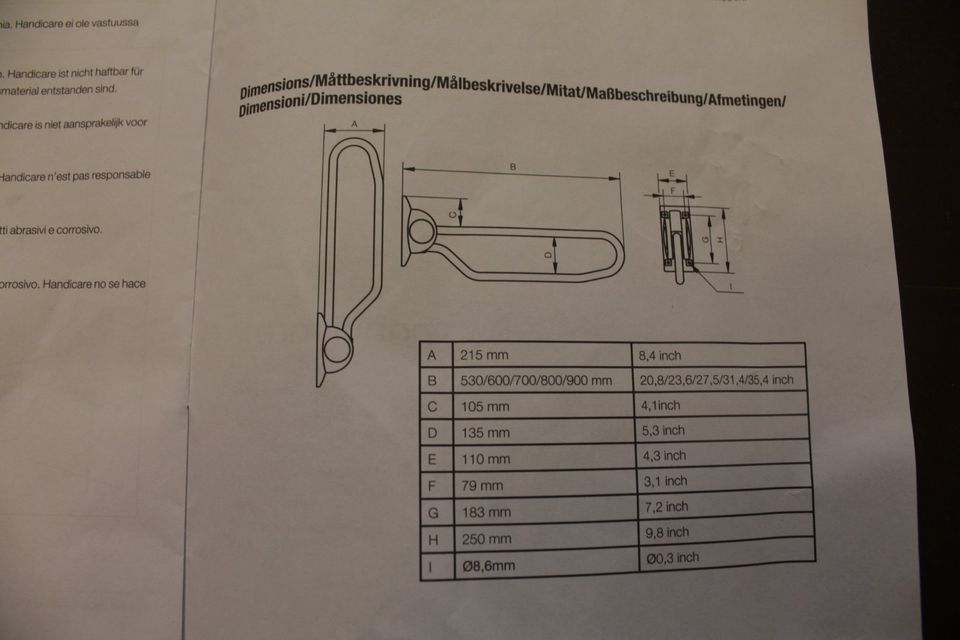 Seniorenhilfe Haltegriff Haltestange Einstieghilfe Toilettenhilfe in Heppenheim (Bergstraße)