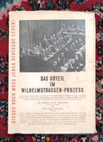 Buch Das Urteil im Wilhelmstrassen-Prozess Bayern - Schweinfurt Vorschau