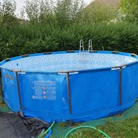 Bestway Pool 366x100 mit Leiter, ohne Filter Westerwaldkreis - Quirnbach Westerwald Vorschau