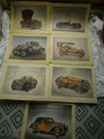 Oltimer Sammelbilder 11 Stück  Kunstdrucke von Aral 60er Baden-Württemberg - Dornstetten Vorschau
