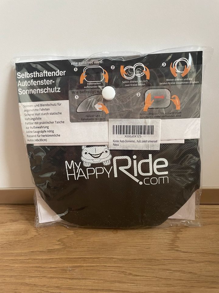 Happy Ride Autofenster Sonnenschutz 2-er Pack NEU in München - Au