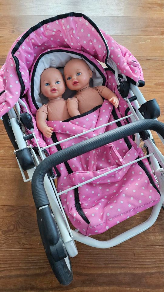 Puppenwagen Brio und Baby born in Hamburg