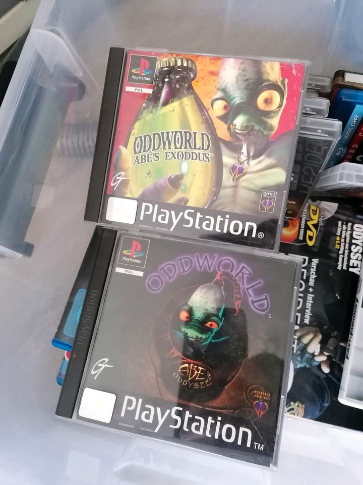 Playstation 1,Classic Spiele, Tomb Raider Oddworld1&2 in Berlin