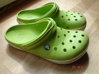 Verschenke original Crocs Clogs Gr 6 8 38 39 grün Hessen - Grävenwiesbach Vorschau